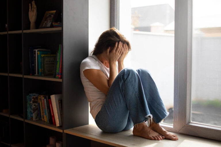femme triste